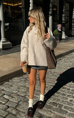 Winters Chill Knit Sweater Oat