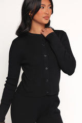 Elliot Knitted Pant Set Black