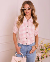 Haverly Tweed Short Sleeve Jacket