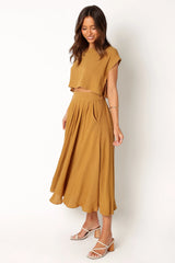 Bessie Two Piece Set Mustard
