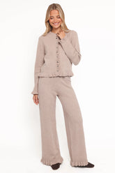 Eve Pant Set Beige