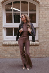 Sydney Wide Leg Pant Bronze