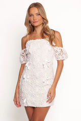 Celestia Mini Dress White