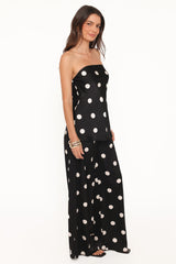 Belinda Drawstring Pant Black Cream