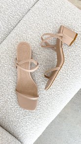 Balton Mule Heels Nude