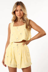Tiana Short Set Yellow