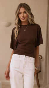Ailani Top Chocolate