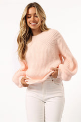 London Knit Sweater Pink