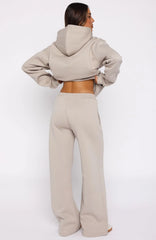 From The Archives Kenzie Wide Leg Sweatpants Moon