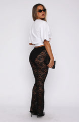 New Era Lace Pants Black