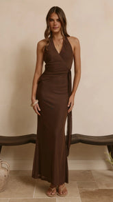 Joslin Maxi Dress Chocolate