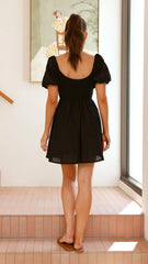Sahirah Mini Dress Black