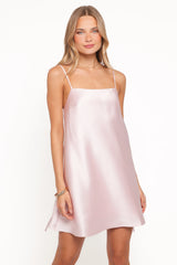 Airlie Mini Dress Baby Pink