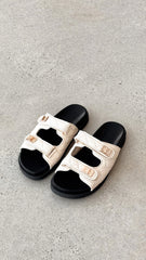 Ailee Sandal Bone Black