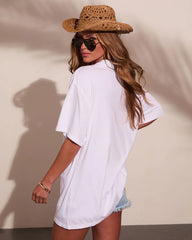 Yeehaw Cowgirl Graphic Cotton Short Sleeve Tee
