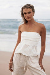 Maia Top White