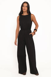 Sansa Stretch Jumpsuit Black