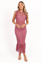 Lauren Dress Dark Rose