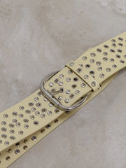 Toto Belt Blonde Silver