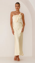 Greta Maxi Dress Lemon