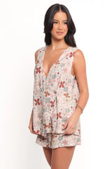Clemie Wrap Top Mirabelle Floral
