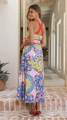 Polly Maxi Dress Summer In Sicily