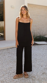 Naisha Pants Black