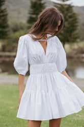Alessia Mini Dress White