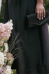 Lucia Clutch Black
