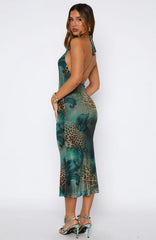 Tropic Like Its Hot Midi Dress Mystic Blossom