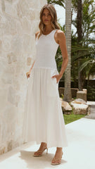 Arden Maxi Dress White