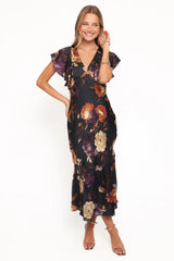 Evonne Midi Dress Nightfall Floral
