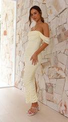 Kylie Maxi Dress Yellow