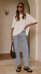 Annalise Knit Top White