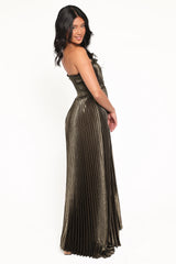 Angelique Strapless Maxi Dress Olive