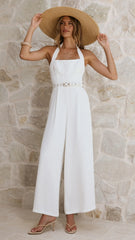 Cleo Jumpsuit White