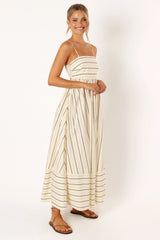 Pixie Maxi Dress Beige Tan