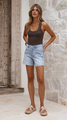 Rollas Lou Short Sunshine Blue
