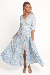 Kelda Dress Blue Floral