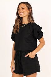 Chelsey Linen Set Black