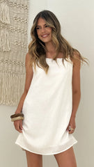 Nalu Mini Dress White