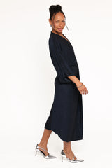 Audrina Maxi Dress Midnight Blue