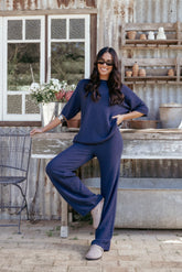 Ashby Knit Top Navy