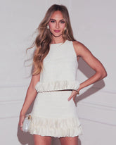 Moonbeam Tweed Mini Skirt