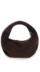 Renee Shoulder Bag Chocolate Suede