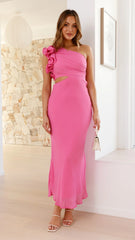 Amina Maxi Dress Pink