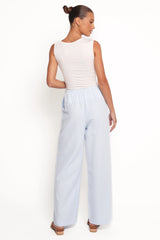 Peyton Striped Pant Blue