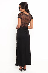 McKayla Midi Dress Black