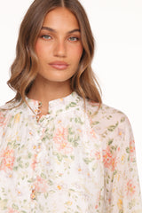 Marni Top White Multi Floral