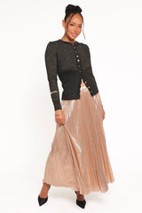 Bethy Maxi Skirt Gold
